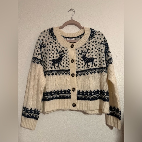 Old Navy Fair Isle Cardigan Sweater - Picture 3 of 9